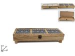 COFANETTO LEGNO STILE INDIANO 2COL