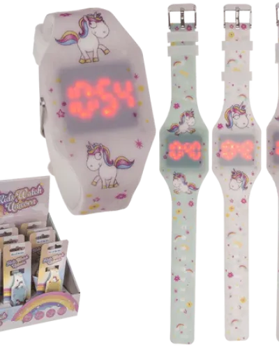 Orologio da polso per bambini, unicorno