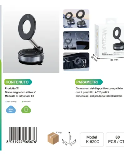 K520C SMARTPHONE HOLDER FOR CAR
