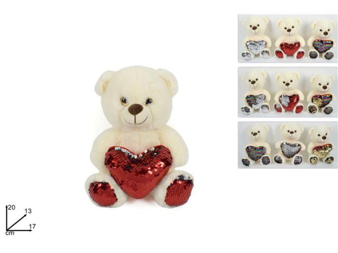 PELUCHE ORSO C/CUORE