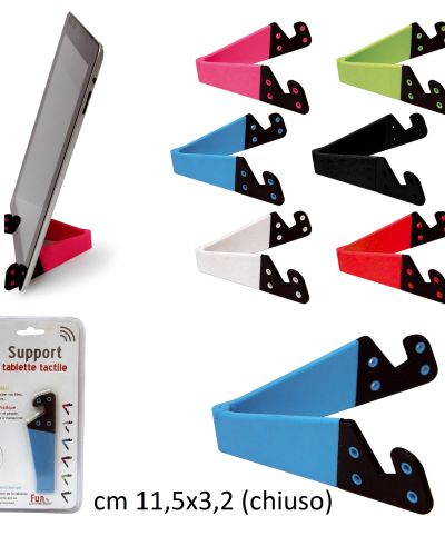 SUPPORTO PIEGHEVOLE PER SMARTPHON/TABLET