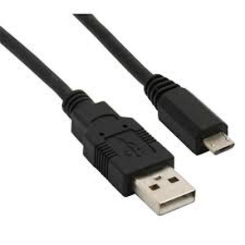 FLAT MICR USB DATA CABLE COMPATIBILE SAMSUNG NERO